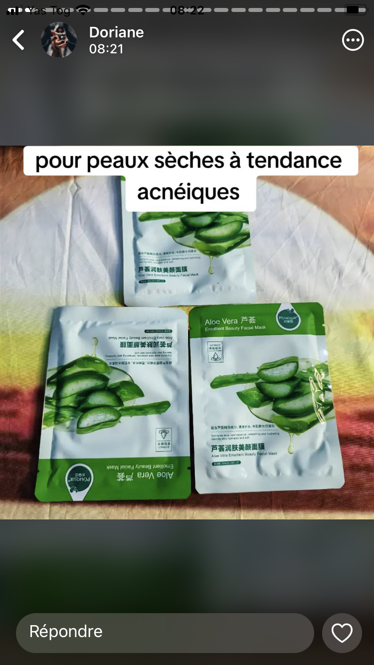 Vignette 2 : Mask de visage