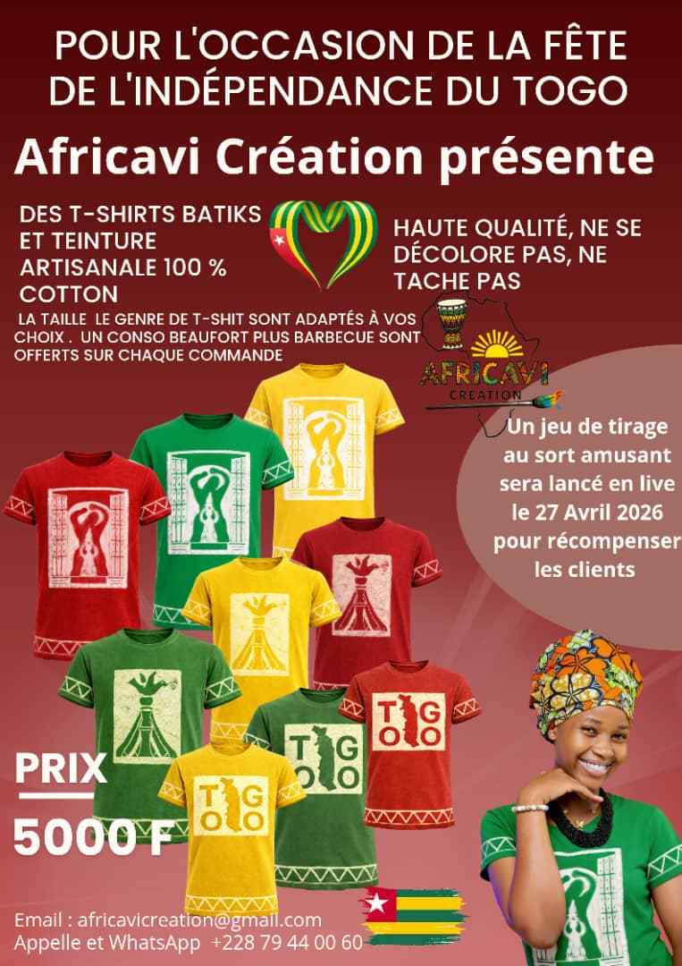 Vignette 5 : Tshirt artisanale batiks