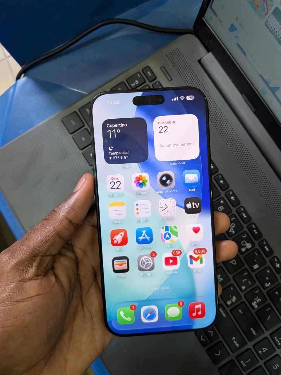 Vignette 2 : iPhone 16 pro Max 256gb